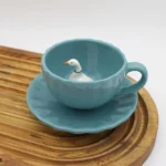 ماگ سوپرایزی غاز به همراه زیر ماگ